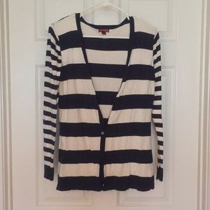 Navy stripped cardigan